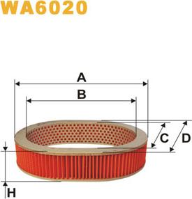 WIX Filters WA6020 - Filtre à air cwaw.fr