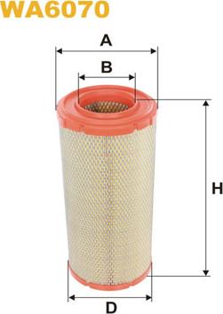 WIX Filters WA6070 - Filtre à air cwaw.fr