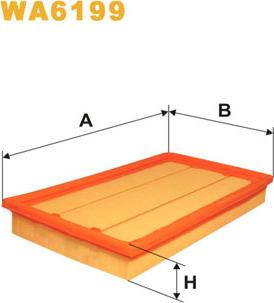 WIX Filters WA6199 - Filtre à air cwaw.fr