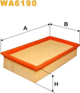 WIX Filters WA6190 - Filtre à air cwaw.fr