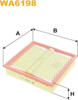 WIX Filters WA6198 - Filtre à air cwaw.fr