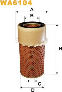 WIX Filters WA6104 - Filtre à air cwaw.fr