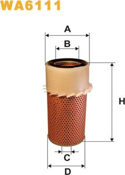 WIX Filters WA6111 - Filtre à air cwaw.fr