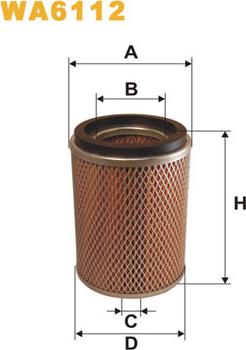 WIX Filters WA6112 - Filtre à air cwaw.fr