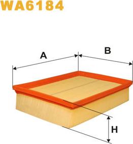 WIX Filters WA6184 - Filtre à air cwaw.fr