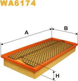 WIX Filters WA6174 - Filtre à air cwaw.fr