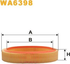 WIX Filters WA6398 - Filtre à air cwaw.fr