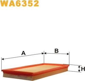 WIX Filters WA6352 - Filtre à air cwaw.fr