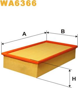 WIX Filters WA6366 - Filtre à air cwaw.fr