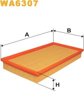 WIX Filters WA6307 - Filtre à air cwaw.fr