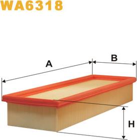 WIX Filters WA6318 - Filtre à air cwaw.fr