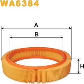 WIX Filters WA6384 - Filtre à air cwaw.fr