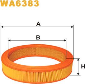 WIX Filters WA6383 - Filtre à air cwaw.fr