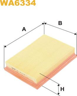 WIX Filters WA6334 - Filtre à air cwaw.fr