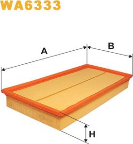 WIX Filters WA6333 - Filtre à air cwaw.fr