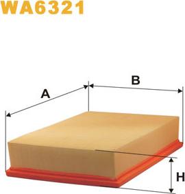 WIX Filters WA6321 - Filtre à air cwaw.fr