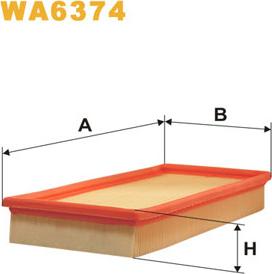 WIX Filters WA6374 - Filtre à air cwaw.fr