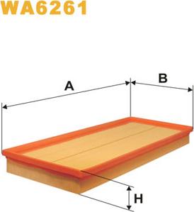 WIX Filters WA6261 - Filtre à air cwaw.fr