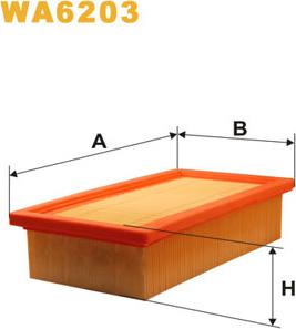 WIX Filters WA6203 - Filtre à air cwaw.fr