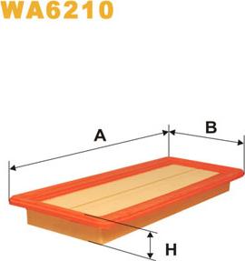 WIX Filters WA6210 - Filtre à air cwaw.fr