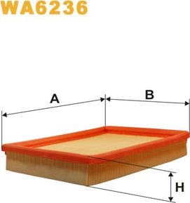 WIX Filters WA6236 - Filtre à air cwaw.fr