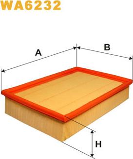 WIX Filters WA6232 - Filtre à air cwaw.fr