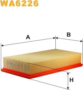 WIX Filters WA6226 - Filtre à air cwaw.fr