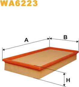 WIX Filters WA6223 - Filtre à air cwaw.fr