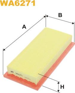 WIX Filters WA6271 - Filtre à air cwaw.fr