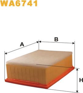 WIX Filters WA6741 - Filtre à air cwaw.fr
