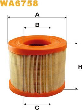 WIX Filters WA6758 - Filtre à air cwaw.fr