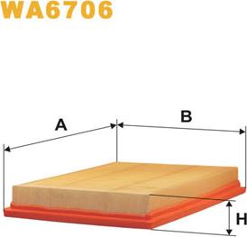 WIX Filters WA6706 - Filtre à air cwaw.fr