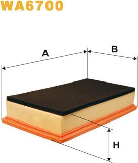 WIX Filters WA6700 - Filtre à air cwaw.fr