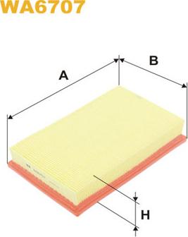 WIX Filters WA6707 - Filtre à air cwaw.fr