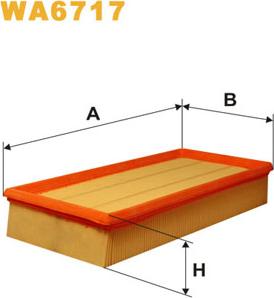 WIX Filters WA6717 - Filtre à air cwaw.fr