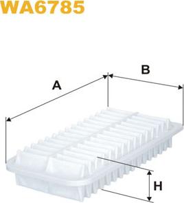 WIX Filters WA6785 - Filtre à air cwaw.fr