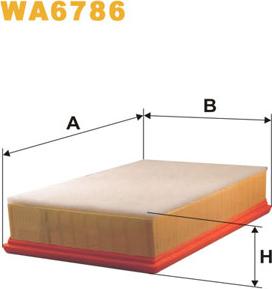 WIX Filters WA6786 - Filtre à air cwaw.fr