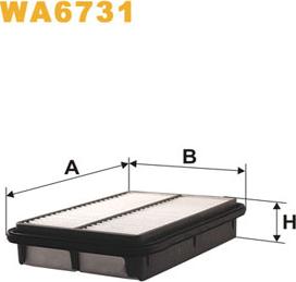 WIX Filters WA6731 - Filtre à air cwaw.fr