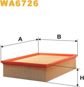 WIX Filters WA6726 - Filtre à air cwaw.fr