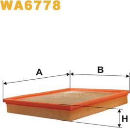 WIX Filters WA6778 - Filtre à air cwaw.fr