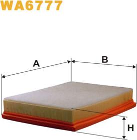 WIX Filters WA6777 - Filtre à air cwaw.fr