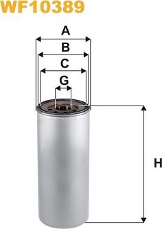 WIX Filters WF10389 - Filtre à carburant cwaw.fr