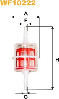 WIX Filters WF10222 - Filtre à carburant cwaw.fr