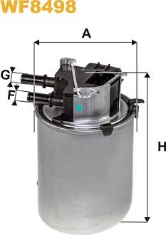 WIX Filters WF8498 - Filtre à carburant cwaw.fr