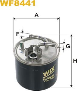 WIX Filters WF8441 - Filtre à carburant cwaw.fr