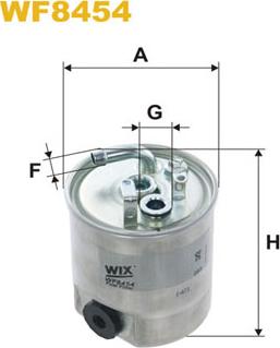 WIX Filters WF8454 - Filtre à carburant cwaw.fr