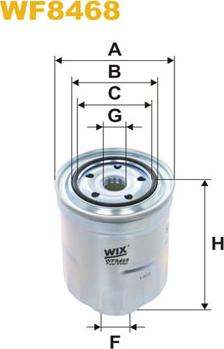 WIX Filters WF8468 - Filtre à carburant cwaw.fr