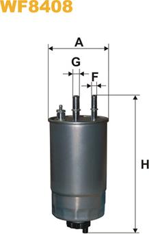 WIX Filters WF8408 - Filtre à carburant cwaw.fr