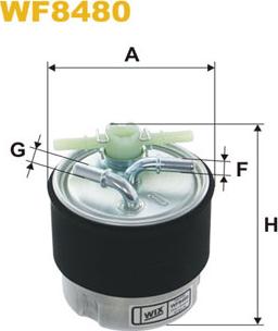 WIX Filters WF8480 - Filtre à carburant cwaw.fr