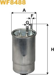 WIX Filters WF8488 - Filtre à carburant cwaw.fr